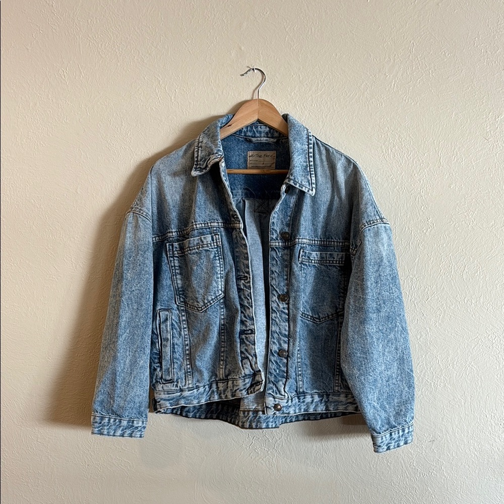 Free People Opal Denim Swing Jacket